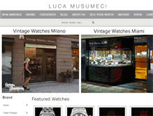 Tablet Screenshot of lucamusumeci.com